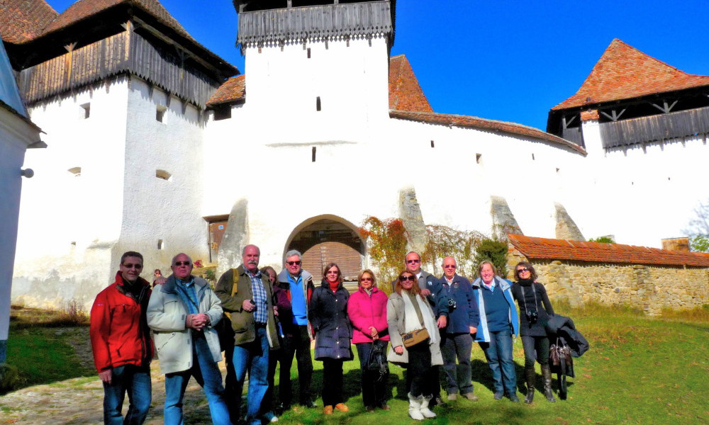 Foto del pueblo de Viscri, Transilvania, Rumania