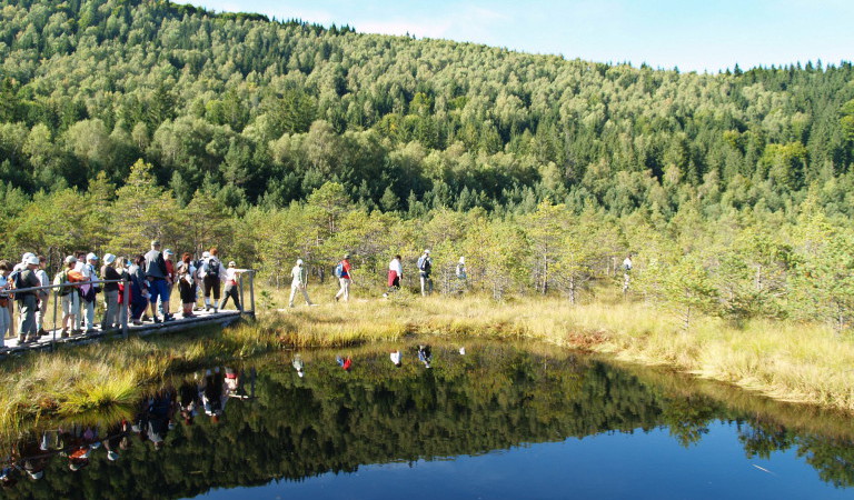 el lago Santa Ana Rumania