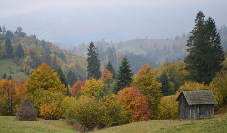 el otono en Rumania