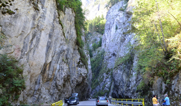 el desfiladero de Bicaz Rumania