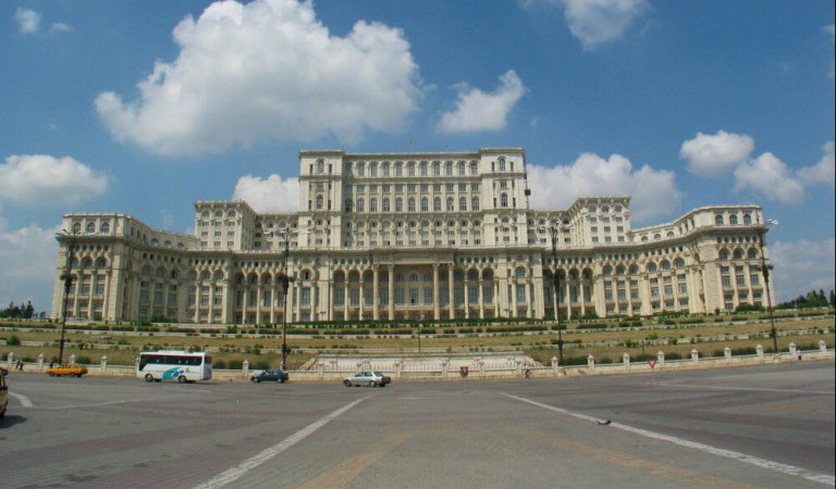 el palacio del Parlamento Bucarest