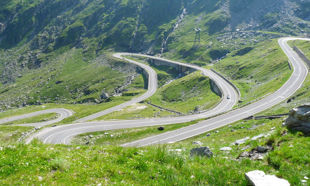 La carretera de los Carpatos