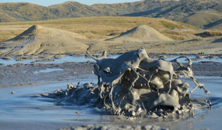 los volcanes de lodo Rumania