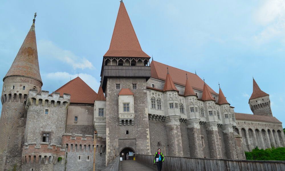 el castillo de Hunyad o Corvin Transilvania