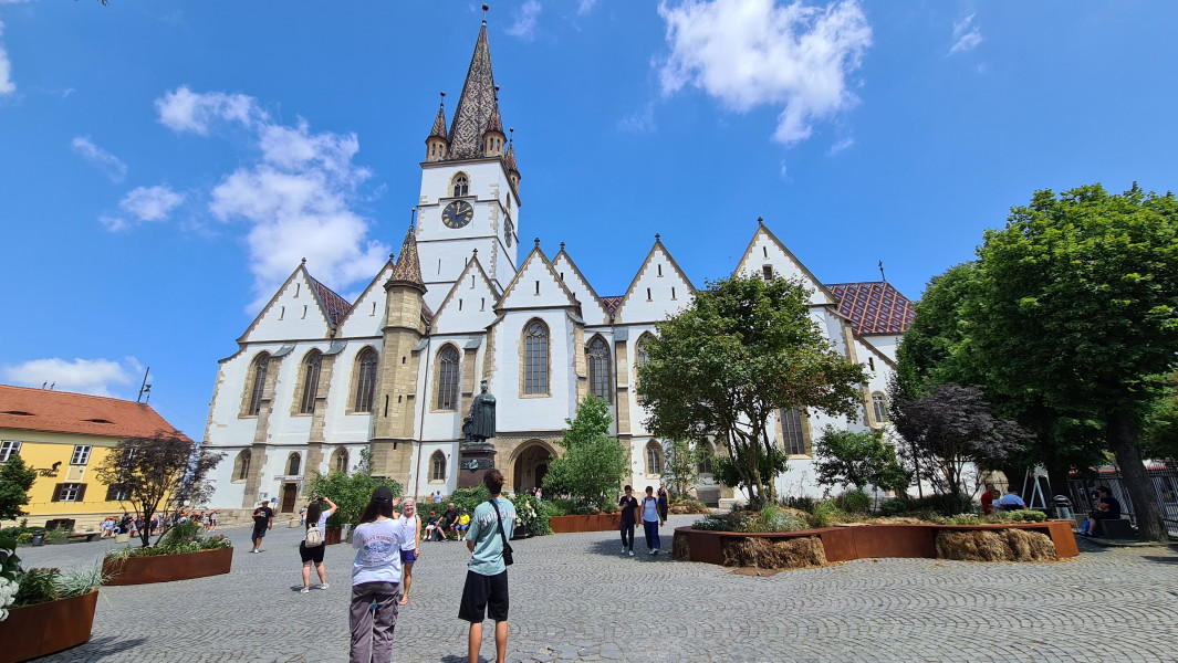 la catedral luterana de Sibiu