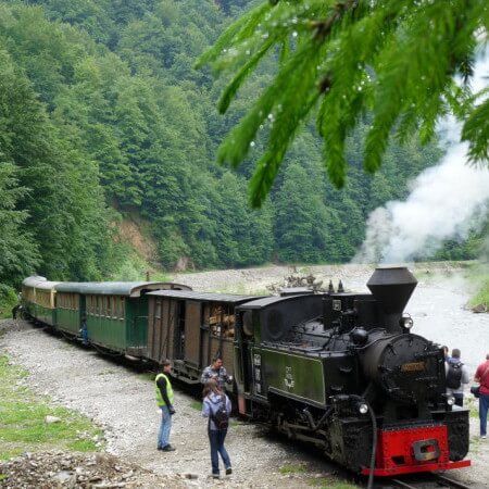 El tren con vapor Maramures