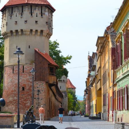 El antiguo ayuntamiento, Sibiu, Rumania