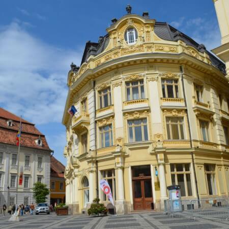 La plaza mayor, Sibiu Rumania