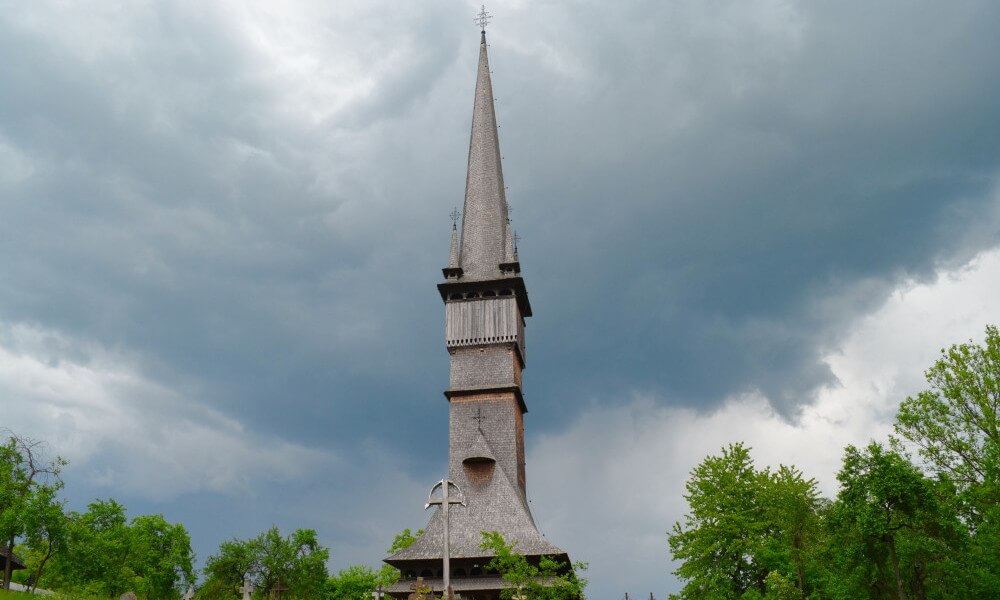 Iglesia madera Maramures, Rumania