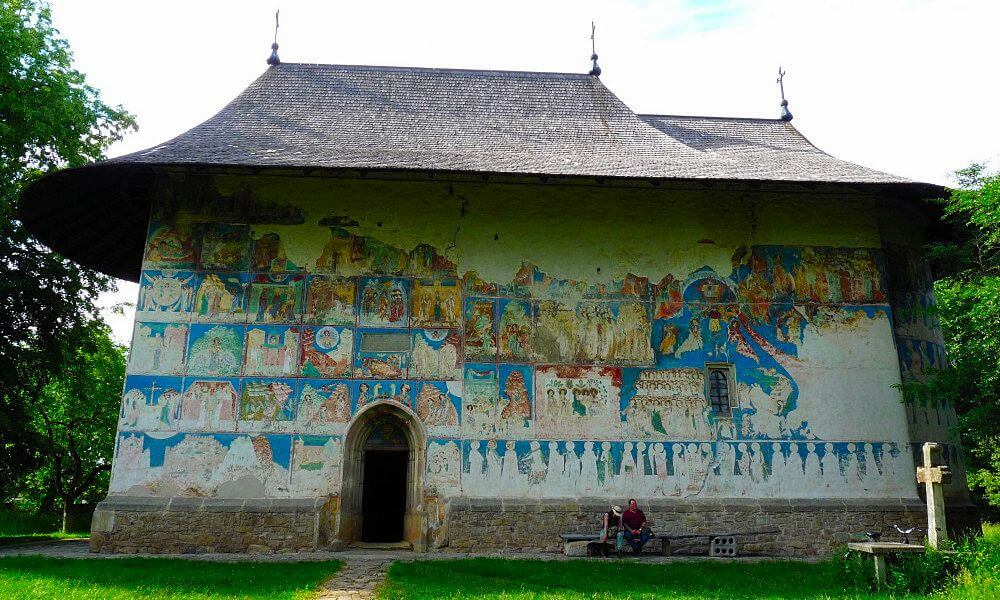 Informacion, fotos, imagenes del monasterio Arbore, Bucovina, Rumania