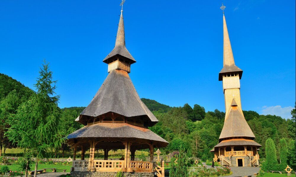 El Monasterio de Bârsana Maramures.