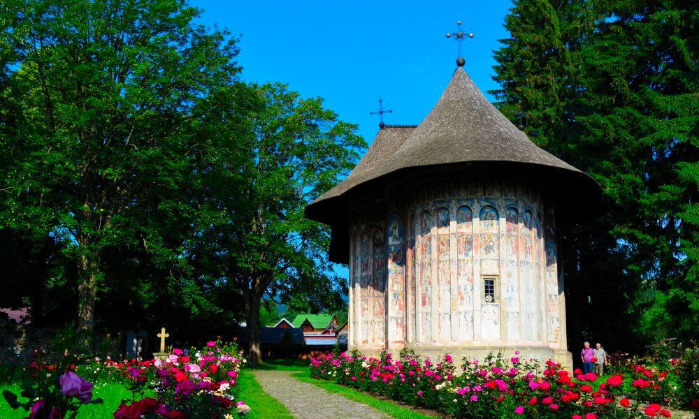 El monasterio de Humor Bucovina Rumania