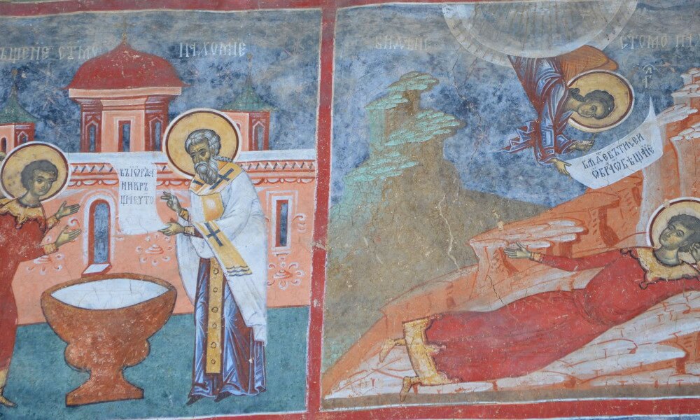 Monasterio de Sucevita frescos exteriores