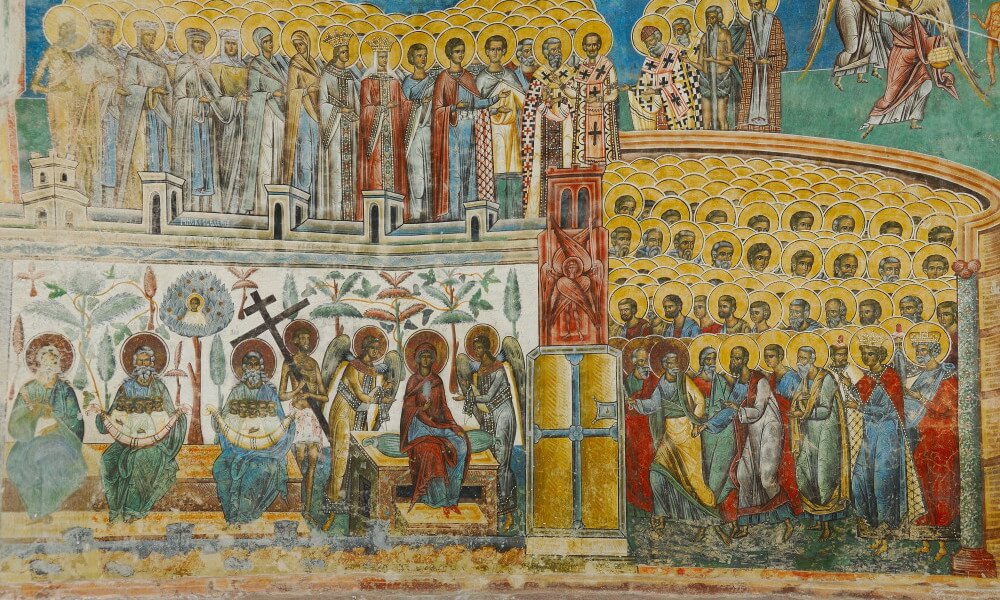 Monasterio de Voronet, Voronet en Bucovina, informacion, fotos, ruta de los monasterios pintados de Bucovina, Rumania