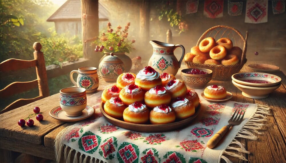 papanasi postre tipico rumano papanasi postre tipico rumano