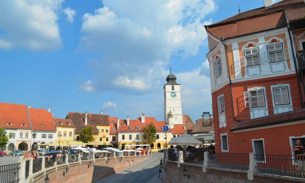 la torre del Consejo de Sibiu