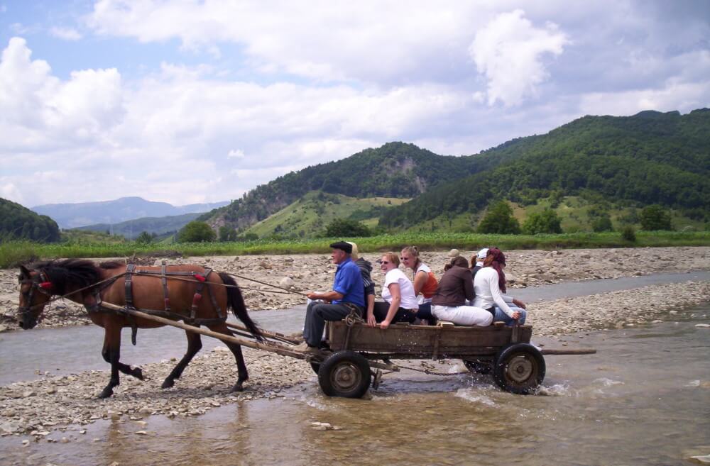 tours originales en rumania tour en carruaje con caballo en rumania