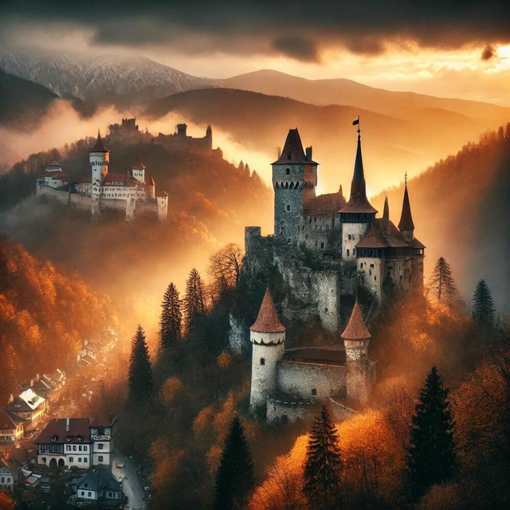 Lugares reales de Vlad Tepes Ruinas y torres medievales