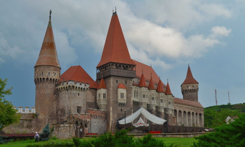 Foto el Castillo Corvinilor, Transilvania, Rumania