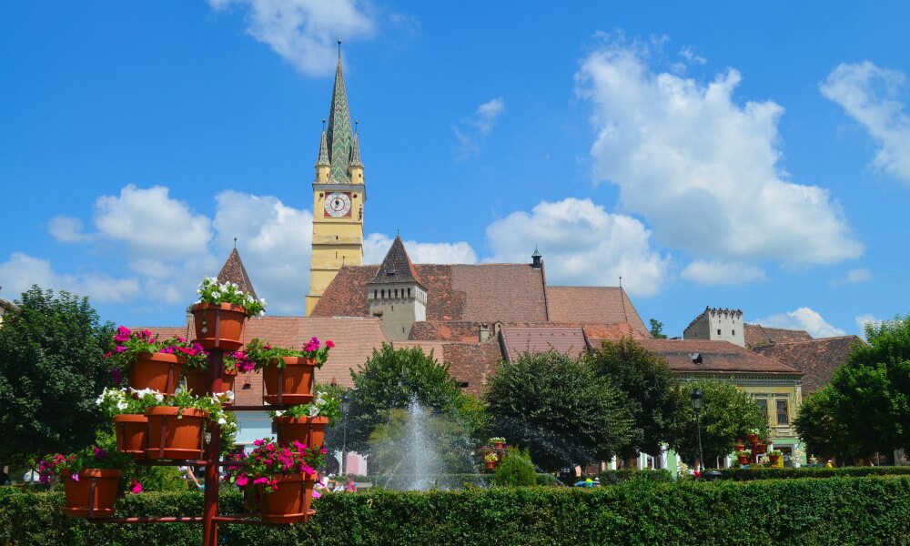 Medias, ciudad medieval de Transilvania