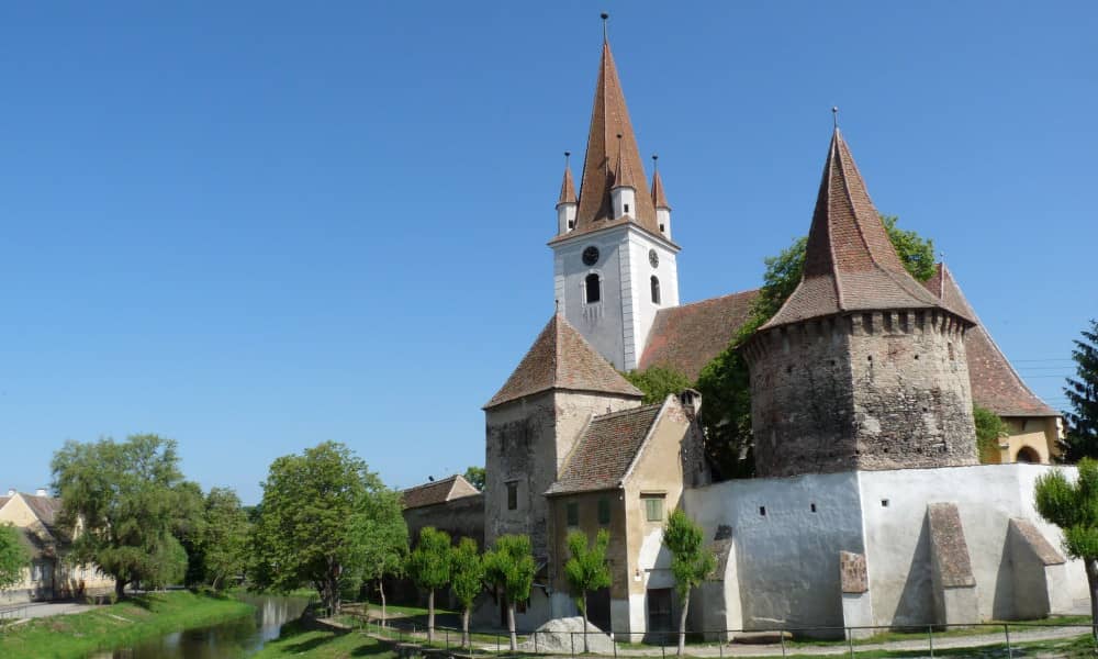 Foto del pueblo de Viscri, Transilvania, Rumania