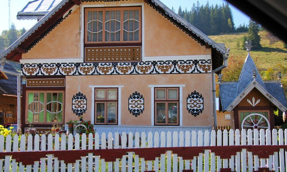 Casa tipica de Bucovina, Rumania