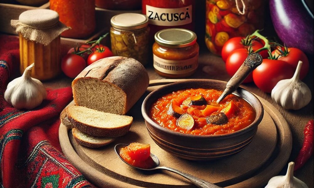 zacusca rumana plato tipico